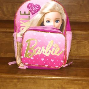 Barbie Back Pack with matching lunch bag